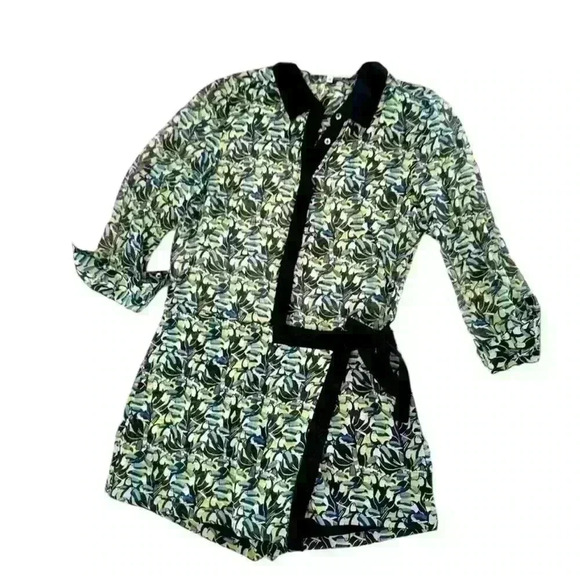 Rachel Roy Womens Tuscan Skort Romper Jumpsuit Multicolored Toucan Size 2 - Picture 1 of 9